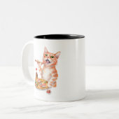 すし猫 ツートーンマグカップ (正面左)