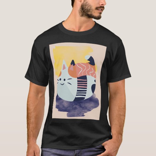 すし猫 Tシャツ (正面)