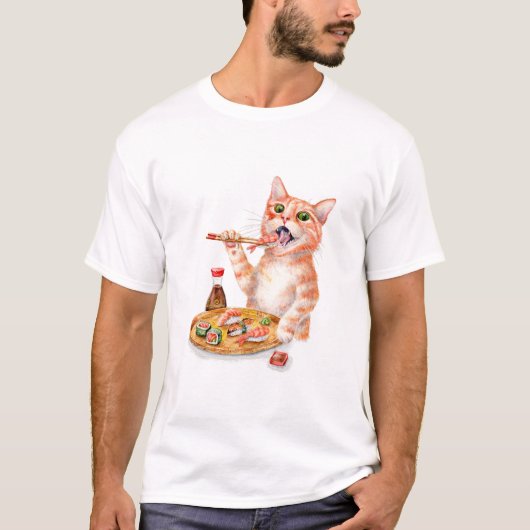 すし猫 Tシャツ (正面)