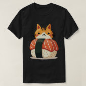 すし猫 Tシャツ (デザイン正面)
