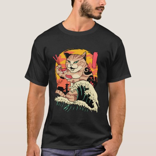 すし猫 Tシャツ (正面)