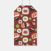 すし男女兼用赤ちゃんシャワー ギフトタグ (裏面)