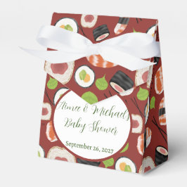 すし男女兼用赤ちゃんシャワー フェイバーボックス