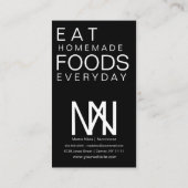 すし箸の緑 名刺 (裏面)