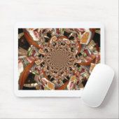 すし茶色のモザイクを魅了 マウスパッド (マウス)