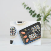 すし葉書 ポストカード (スタンド正面)