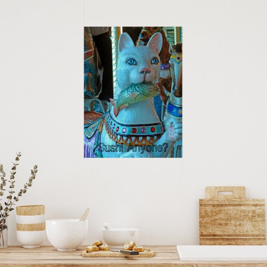 すし誰か? ポスター (キッチン)