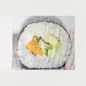 すし転がの魚と米 タペストリー (正面(横))