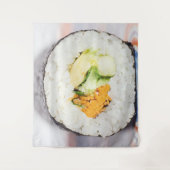すし転がの魚と米 タペストリー (正面)