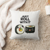 すし転がぷんと一緒におもしろいすしぷん クッション (ブランケット)