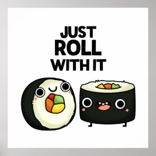 すし転がぷんと一緒におもしろいすしぷん ポスター