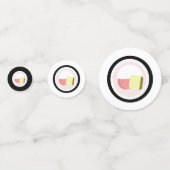 すし転がサケ誕生日店 コンフェッティ (裏面)