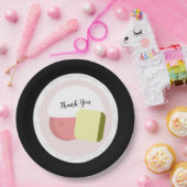 すし転がサケ誕生日店 ペーパープレート (パーティー)