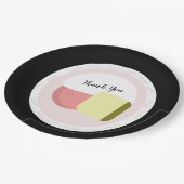 すし転がサケ誕生日店 ペーパープレート (アングル)