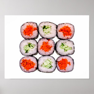 すし転が食品テンプレート ポスター