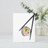 すし転が-カスタマイズテンプレート ポストカード (スタンド正面)