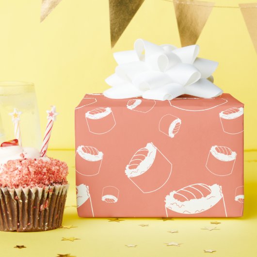すし転が ラッピングペーパー (誕生日パーティー)