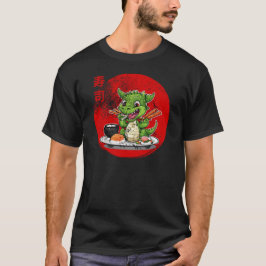 すし食べの竜 Tシャツ