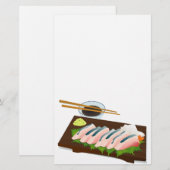 すし2文房具 便箋 (正面/裏面)