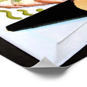 「すし」アートプリント ポスター (角)