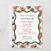 すし・ラーメン女子アニメ誕生会 招待状 (裏面)