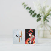 すし-名刺 名刺 (スタンド正面)