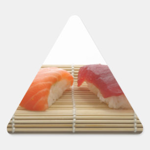 すし 和食 おいしい アジアの食事 旨い 三角形シール