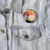 すし 和食 おいしい アジアの食事 旨い 缶バッジ (インサイチュ)