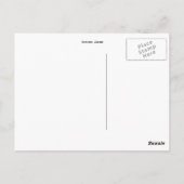 すすき：日本はがき ポストカード (裏面)