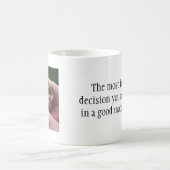 すすって下さい及び決定して下さい コーヒーマグカップ (中央)