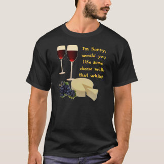 すすり泣きを用いるチーズ Tシャツ