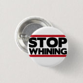 すすり泣くことを止めて下さい 缶バッジ (正面&裏面)