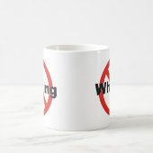すすり泣くこと コーヒーマグカップ (中央)