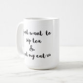 すする茶 コーヒーマグカップ (正面左)