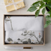 すずめおよび桜のティッシュペーパー 薄葉紙 (ギフト)