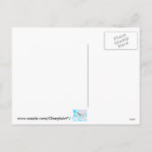 すずめおよび桜のバレンタインの郵便はがき シーズンポストカード (裏面)