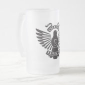 すずめによって曇らされるマグ フロストグラスビールジョッキ (正面左)