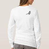 すずめのフードのTシャツ Tシャツ (裏面)