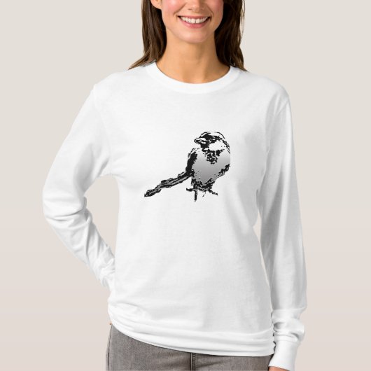 すずめのフードのTシャツ Tシャツ (正面)