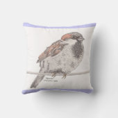 すずめの枕 クッション (裏面)