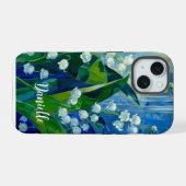 すずらんの五月 誕生花 iPhone カー 15ケース (裏面横)