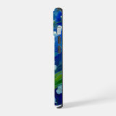 すずらんの五月 誕生花 iPhone カー 15ケース (左側面)