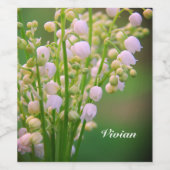 すずらんの花束 オーダーメイド ワインラベル (シングルラベル)