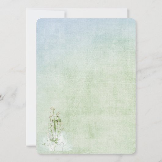 すずらんの記念日パーティー 招待状 (裏面)