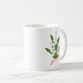 すずらん レトロ コーヒーマグカップ (正面右)