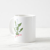 すずらん レトロ コーヒーマグカップ (正面左)
