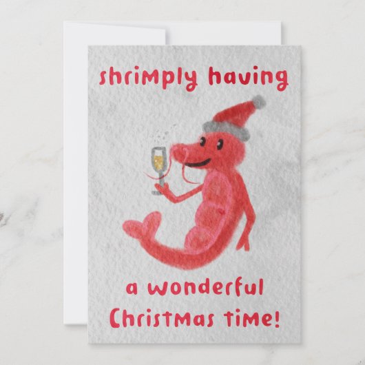 すっかり素敵なクリスマスを過ごしている！ シーズンカード (正面)