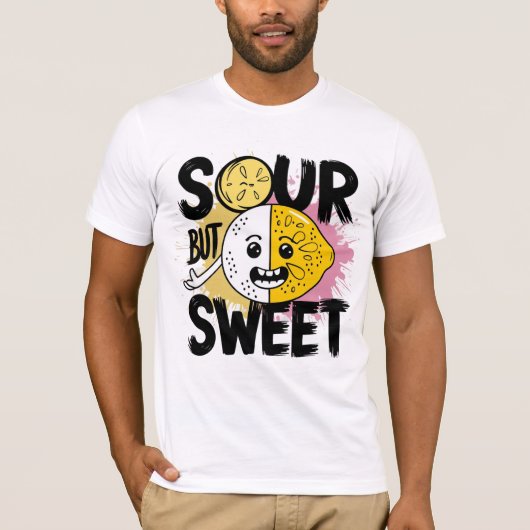 すっぱいけど可愛い レモン パーソナリティ パロディTシャツ Tシャツ (正面)