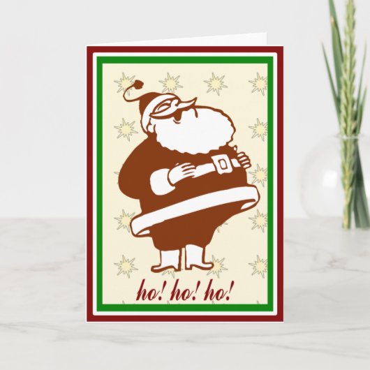 すてきで古い精神のクリスマスカード シーズンカード (正面)