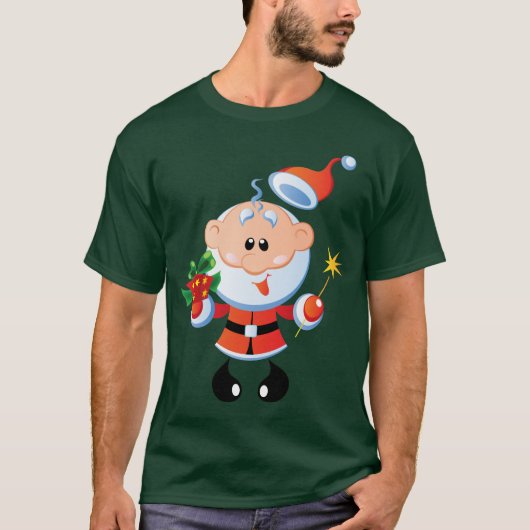 すてきで古いSt.ニックのおもしろTシャツ Tシャツ (正面)